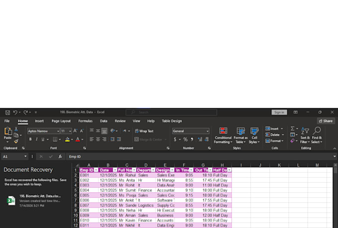 clean,merge, format, split excel data